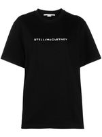 Stella McCartney t-shirt en coton à logo imprimé - Noir - thumbnail