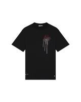 Malelions Mm1-aw24-19 Oversized Painter T-shirt Print T-shirts 476 Black/burgundy