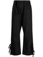 Maharishi pantalon de jogging Shinobi en coton biologique mélangé - Noir