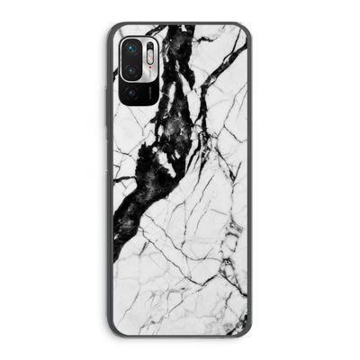 Witte marmer 2: Xiaomi Redmi Note 10 5G Transparant Hoesje