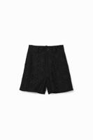 Short bloemenkant - BLACK - 44