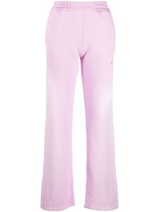 Off-White pantalon de jogging à rayures Diag - Violet