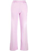 Off-White pantalon de jogging à rayures Diag - Violet - thumbnail