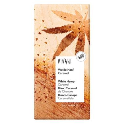 Witte chocolade hennep karamel - 80 gram