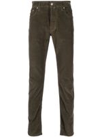 Jacob Cohën pantalon slim en velours côtelé - Vert - thumbnail