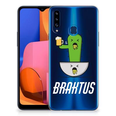 Samsung Galaxy A20s Telefoonhoesje met Naam Braktus