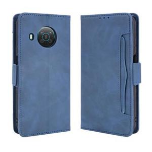 Nokia X10/X20 Cardholder Series Portemonnee Hoesje - Blauw