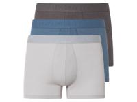 LIVERGY 3 heren boxers (M, Grijs/blauw/lichtgrijs) - thumbnail