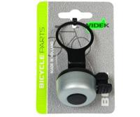Fietsbel Widek DeciBel voor ahead bevestiging - zilver (op kaart)