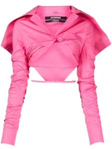 Jacquemus haut La chemise Meio - Rose