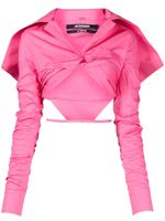 Jacquemus haut La chemise Meio - Rose