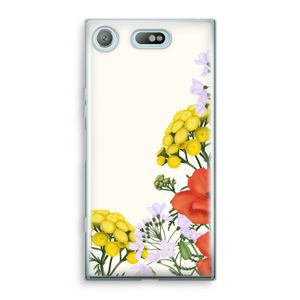 Wilde bloemen: Sony Xperia XZ1 Compact Transparant Hoesje
