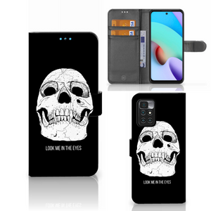 Telefoonhoesje met Naam Xiaomi Redmi 10 Skull Eyes