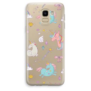Fantasiewereld: Samsung Galaxy J6 (2018) Transparant Hoesje