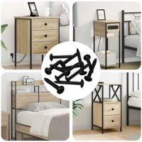 VidaXL Tapnagel 8219 pcs zwart staal