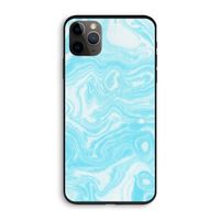 Waterverf blauw: iPhone 11 Pro Biologisch afbreekbaar hoesje