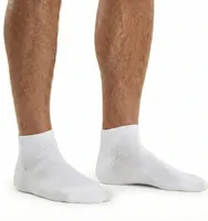 FALKE 2-paar Happy heren sneaker/quarter sokken - Katoenen enkelsokken mannen