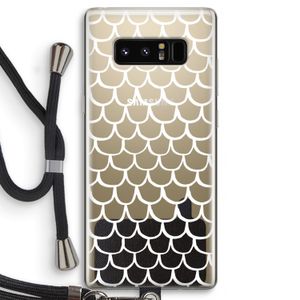 Dakpannetjes: Samsung Galaxy Note 8 Transparant Hoesje met koord
