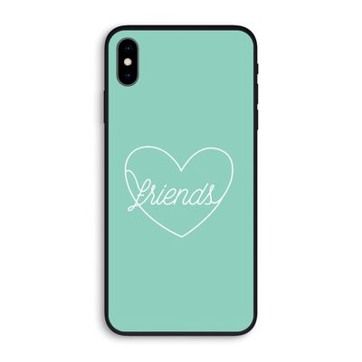 Friends heart pastel: iPhone XS Max Biologisch afbreekbaar hoesje