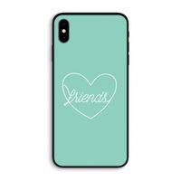 Friends heart pastel: iPhone XS Max Biologisch afbreekbaar hoesje