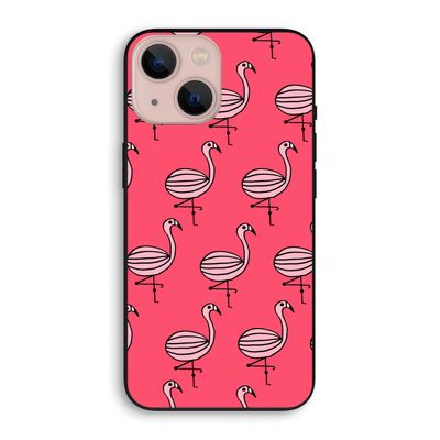 Flamingo: iPhone 13 mini Biologisch afbreekbaar hoesje