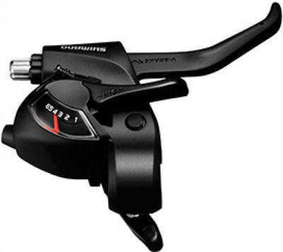 SHIMANO versteller (rechts) met remhendel 6 speed st-ef41 zwart