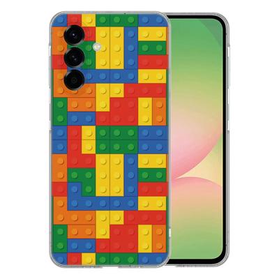 TPU Hoesje Samsung Galaxy A56 - Blokken Backcover TPU Hoesje Samsung Galaxy A56 - Blokken Backcover