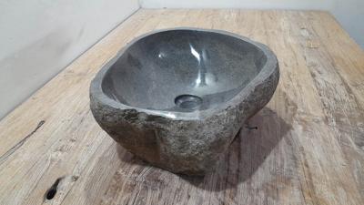 Wasbak riviersteen RM250353, 42x36x15 cm