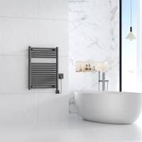 Wiesbaden Elara Elektrische Radiator - Smart WiFi - 76.6x60cm - Gunmetal PVD