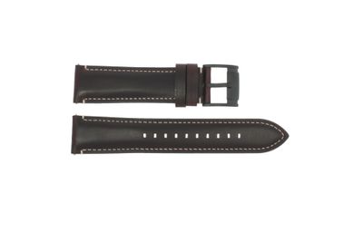Horlogeband Fossil FS5088 Leder Donkerbruin 22mm