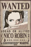 Poster One Piece - Wanted Nico Robin Wano 38x52cm