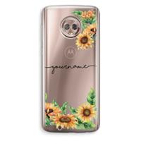 Zonnebloemen: Motorola Moto G6 Transparant Hoesje - thumbnail