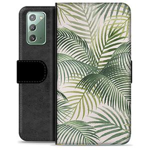 Samsung Galaxy Note20 Premium Portemonnee Hoesje - Tropic