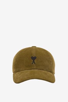 Ami Paris cap Velours UCP265.CO0089 bronze
