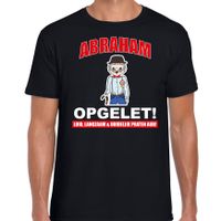 Verjaardag cadeau t-shirt - Abraham - opgelet 50 jaar zwart voor heren 2XL  -