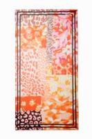 Rechthoekige foulard patch - RED - U