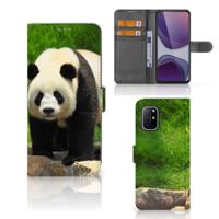 OnePlus 8T | Telefoonhoesje | Met pasjeshouder | Panda