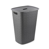 Curver softex wasmand met deksel 56l antraciet Curver softex wasmand met deksel 56l antraciet