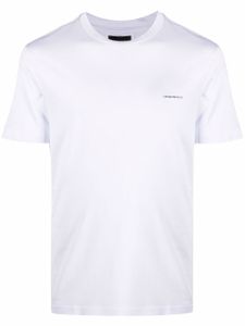 Emporio Armani t-shirt à logo imprimé - Blanc