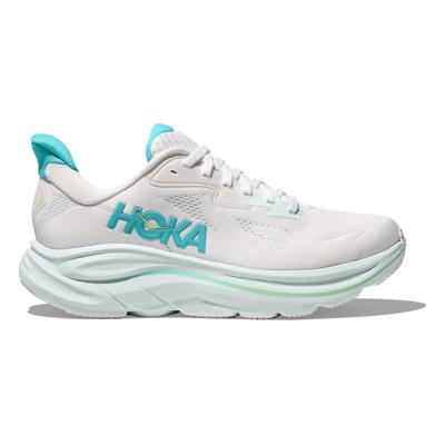 Hoka Clifton 10 hardloopschoenen White/Cielo Blue Dames 38 2-3