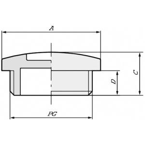 LAPP 52003450 SKINDICHT BL PG 36 Blindstop PG36 Messing Natuur 25 stuk(s)