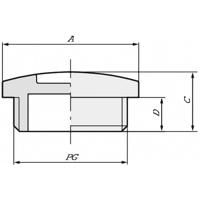 LAPP 52003450 SKINDICHT BL PG 36 Blindstop PG36 Messing Natuur 25 stuk(s)