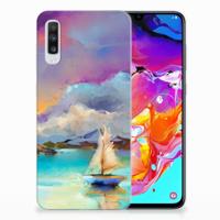 Smartphone hoesje Samsung Galaxy A70 Boat