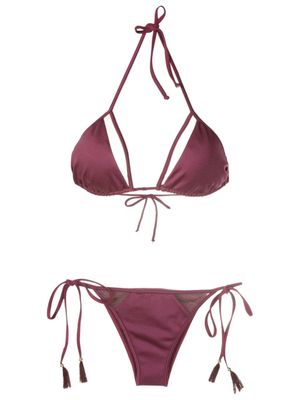 Brigitte bikini à découpes - Violet