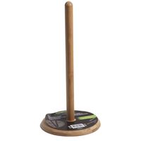 Bamboe houten keukenrolhouder rond D15 x H31 cm