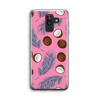 Kokosnoot roze: Samsung Galaxy J8 (2018) Transparant Hoesje