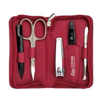 Erbe Solingen 5-delige manicure etui rood (erbe9016)