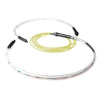 ACT RL2313 Prefab Glasvezel Kabel Singlemode OS2 4-voudig LC Connectoren - 130 meter