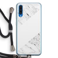 Biggest stripe: Samsung Galaxy A50 Transparant Hoesje met koord