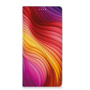 Stand Case voor Motorola Moto G73 Regenboog